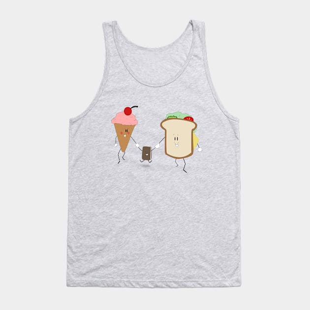 Ice cream sandwich Tank Top by ALBarts